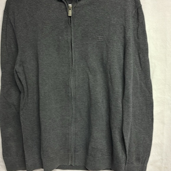 ESPRIT Men’s Essentials Gray Full Zip Sweater Size Medium - Picture 5 of 9